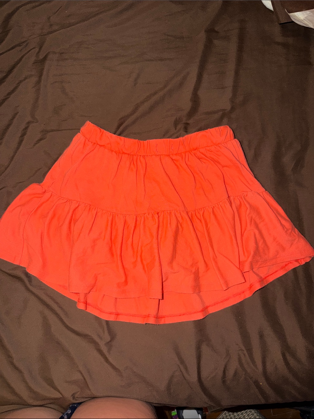 Cat & Jack Coral Tiered Ruffle Skort